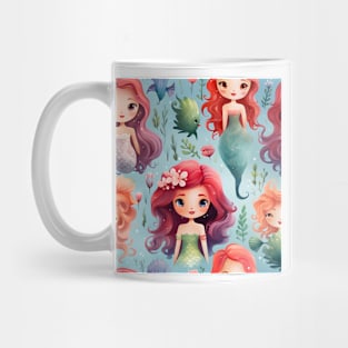 Mermaids Pattern 16 Mug